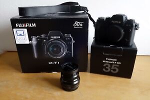 Fotocamera digitale mirrorless,Fujifilm X-T1 + Obiettivo Fujifilm FUJINON XF 35