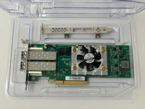 QLOGIC QLE2672 SANBLADE 16GB FC DUAL PORT PCIE HBA QLE2672-CK mit beiden Halterungen - Bild 1 von 1