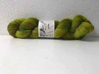 Handgefärbte Wolle Merino Lace von Franziska Uhl Fb. Oliven - Bild 1 von 2