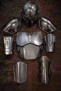 Mandalorian-Beskar-Suit Of Armor Mando Fighting Armor Body Suit LARP Costume - Picture 1 of 7