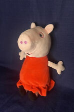 Peppa Pig Talking Plush 12" Doll Hug And Oink Stuffed Animal WORKS. Clean