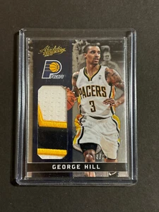 George Hill Pacers 2012-13 Panini Absolute 3 color Patch Jersey Card #20 /25 - Picture 1 of 2