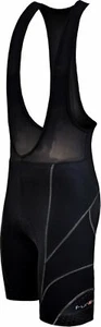 Funkier Force 17 Panel Active Cycling Bib Shorts In Black Large - Picture 1 of 4