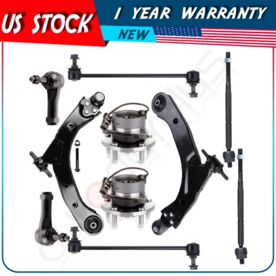 Brazos de control inferiores delanteros barras de amarre cojinetes de cubo de rueda para Chevrolet HHR 2006-2011 Foto 1 de 4