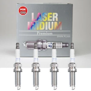NGK LASER IRIDIUM Spark Plug 4PCS Set for 2017-2020 Honda CR-V/ Civic 1.5L Turbo - Picture 1 of 3