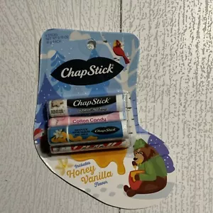 Paquete de 4 bálsamo labial Chapstick - Nutrición de miel, glaseado de vainilla, algodón de azúcar, caña de caramelo🆕 - Imagen 1 de 3