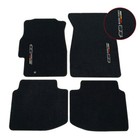 Fit For 96-00 Honda Civic Black Nylon Floor Mats Carpets w/ Mugen