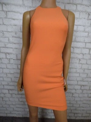 $365 Elizabeth and James Orange Sherbet Asymmetric Bridget Sheath Dress NWT E425 - Image 1 of 4