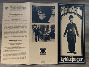 Tillie's Punctured Romance Charlie Chaplin Dressler 1918 Danish Movie Program - Picture 1 of 6