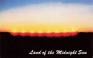 PC vintage Land of the Midnight Sun Alaska - Imagen 1 de 2