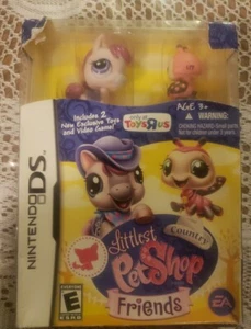NINTENDO DS LITTLEST PET SHOP COUNTRY FRIENDS BUNDLE GAME & EXCLUSIVE TOYS *READ - Picture 1 of 7