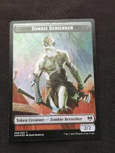 Zombie Berserker / Human Warrior Token- Foil - Kaldheim - NM - 009/003 - Picture 1 of 2