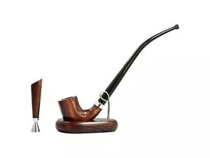 Rauchtabak LOTR Gandalf Holz Sherlock Holmes Pfeife mit Werkzeug Zubehör - Bild 1 von 5