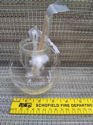 NEW! Young Living Essential Oils - Glass Diffuser Ornament Lavender Embossed - Image 1 of 4