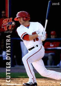 2016 Harrisburg Senators Grandstand #6 Cutter Dykstra Manhasset New York NY Card - Picture 1 of 2