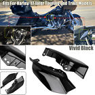 Vivid Black Mid-Frame Air Deflector Heat Shield Fit For Harley Road Glide 17-22