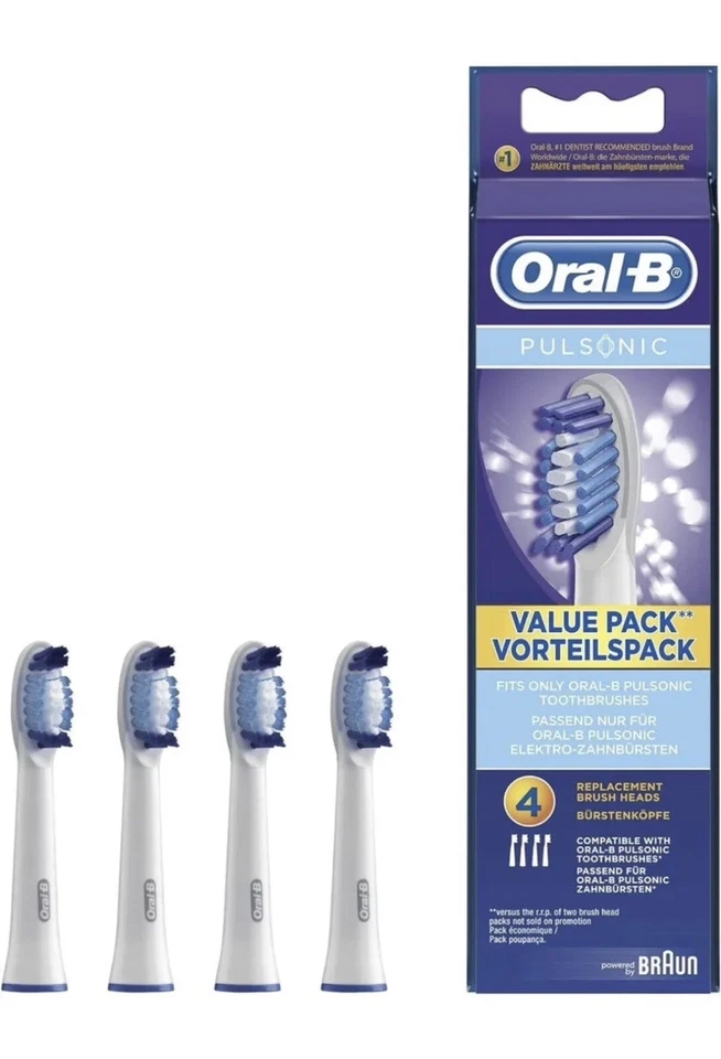 Oral-B Pulsonic Aufsteckbürsten, 4 Stück - Bild 1 von 1