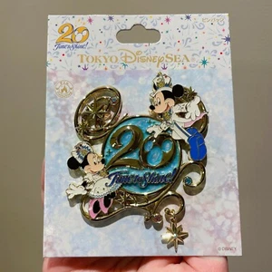 Tokyo Disney Pin TDS 20th Anniversary Mickey Minnie mouse japan disneyland TDL - Picture 1 of 1