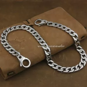 Portachiavi Biker Acciaio Inox Portachiavi Rock Catena Punk Accessori Fai Da Te 5C015WCA - Foto 1 di 19