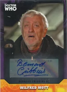 Carta da scambio Bernard Cribbins Autografo - DOCTOR WHO Signature Series 2017 (4/10) - Foto 1 di 2