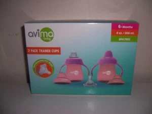 AVIMA baby sippy trainer cups new Pink new 6+months - Picture 1 of 1