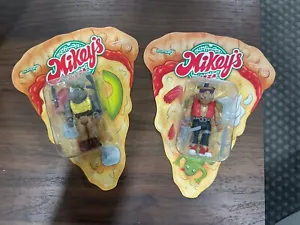 TMNT Super7 SDCC 2024 Reaction figure set Of 2 MIKEYS PIZZA BeBop Rocksteady - Picture 1 of 5