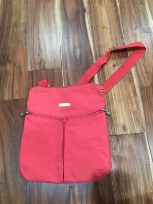 BAGGALLINI MUJER BANDOLERA CORAL AMARILLO VIAJE DIARIO BOLSILLO CELULAR USADO EN EXCELENTE ESTADO Foto 1 de 4