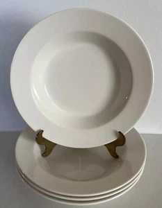 4 ~ Villeroy & Boch Tipo White Large Rim Soup Pasta Bowl 9.5” ~ Discontinued - Picture 1 of 4