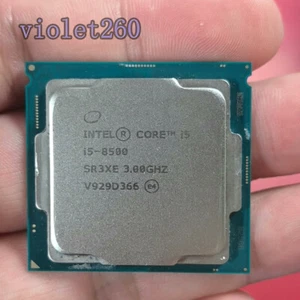 8Th Gen Intel Core i5-8500 LGA1151 CPU Processor SR3XE 3.00GHz 6 Core 6 Threads - Picture 1 of 1