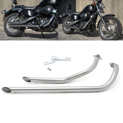 Tubo de escape y silenciador completo para Honda Shadow Spirit ACE Aero VT750 VT400 Foto 1 de 4