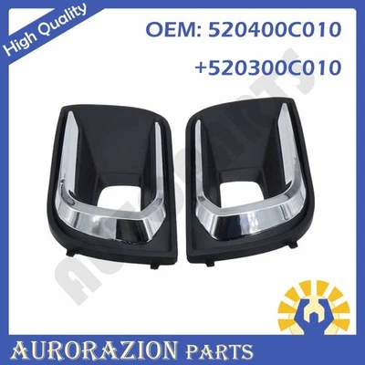 520400C010 Pair Side Front Bumper Fog Light Cover For Toyota Sequoia 2018-2022  - Image 1 of 4