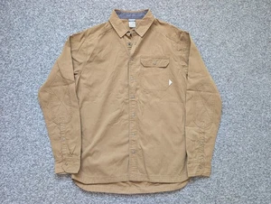 Rab Shirt Herren Large braun Outdoor Wandern Reisen Druckknopf Entscheidung Trekking - Bild 1 von 14