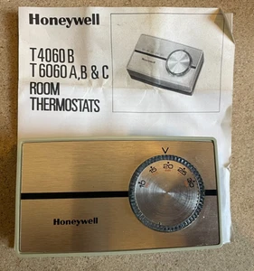 Honeywell T6060B Room Thermostat D'Ambiance New with Instructions (vintage)  - Picture 1 of 6