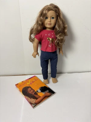 American Girl NICKI Fleming  girl of the Year Doll Western Riding Tee Pants Book - Image 1 of 4
