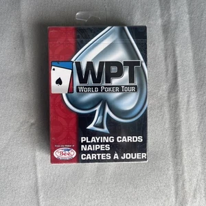 World Poker Tour Playing Cards Officially license "Bee" Casino 2004 Sealed Red - Bild 1 von 2