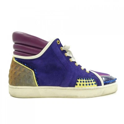 Christian Louboutin 运动鞋 EU 鞋码 41.5 英寸紫色男式日本二手 — 第 1/4 张图片