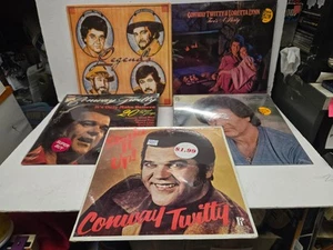 5 Conway Twitty Lp's SEALED It's Only Make Believe w/Loretta Lynn Records - Picture 1 of 24
