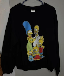 The Simpsons Family Sweatshirt schwarz Grafik Unisex Gr. XXL - Bild 1 von 3