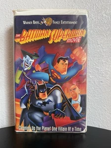 The Batman Superman Movie VHS (1998) Clamshell Warner Brothers - Picture 1 of 3