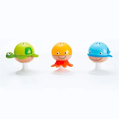 Hape: Stay-Put Sea Animal Suction Cup Rattle Set for Infant & Toddler, 3 Pieces - Image 1 of 4