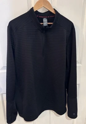 Champion Power Core  Zip Maroon Gray Long Sleeve Shirt ~ Mens SZ XXL - Image 1 of 4