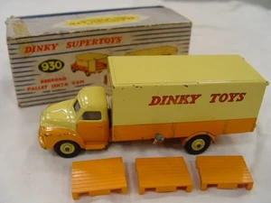 DINKY 930 BEDFORD PALLET JEKTA VAN - BOXED 100% ORIGINAL 1959 RARE (see my items - Picture 1 of 23