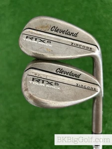 Cleveland RTX 6 Zipcore Tour Rack Raw 2 Wedge Set (52 & 58 Degrees) - Picture 1 of 5