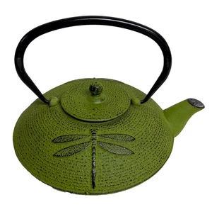 Teiera libellula giapponese vintage in ghisa - non marcata - Foto 1 di 10