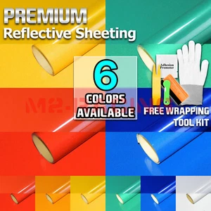 *Reflective DIY Vinyl Car Vehicle Wrap Sticker Decal Graphic Sign Adhesive Film - Picture 1 of 65