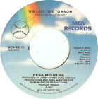 Reba Mcentire - The Last One To Know / I Know How He Feels (7", Single, Re)