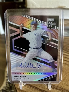 2020 Panini Elite Extra Edition Will Klein Signatures Auto Kansas City Royals - Picture 1 of 2