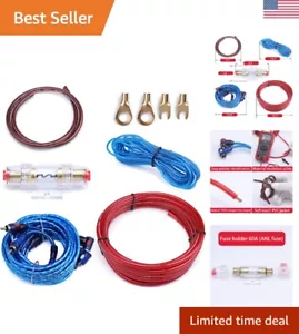 10 Gauge Amplifier Installation Kit - Car Audio Subwoofer Wire, AMP Wiring - Picture 1 of 7