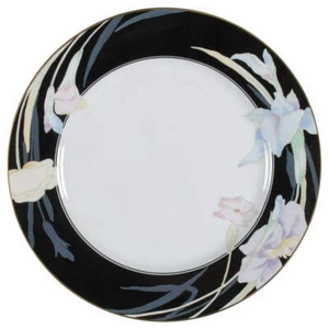 Mikasa Charisma Black 12 1/4" Chop Plate Platter L9050 ~ Vintage ~ NWOB MINT - Picture 1 of 8