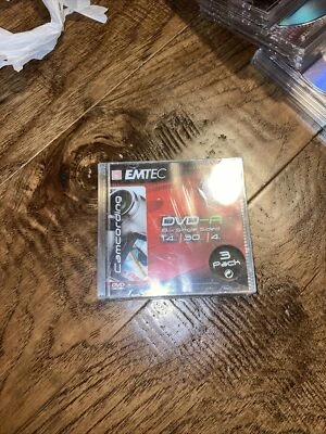 EMTEC DVD-R 8cm 30 Minute Single Sided Camcording 3 Pack 1.4GB - Image 1 of 3